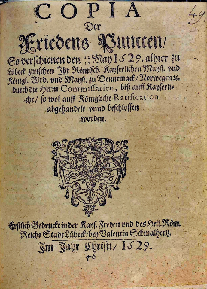 ЛЮБЕКСКИЙ МИР 1629