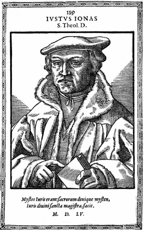 ЙОНАС Юстус (Justus Jonas), настоящее имя ‒ Йодок (Йобст) Кох (Jodokus (Jobst) Koch)